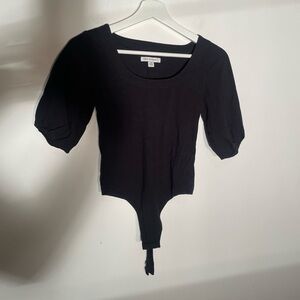 Free‎ Assembly Black Bodysuit Xs